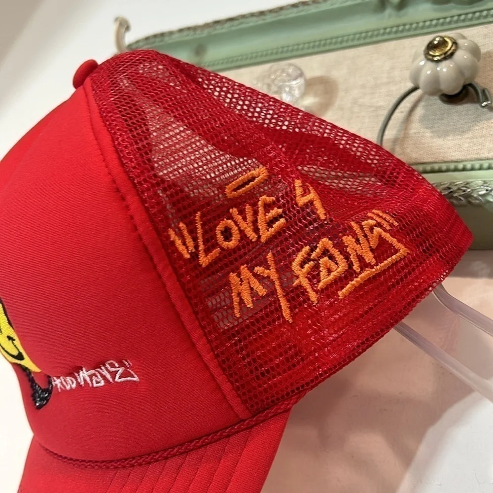 Brand New ROD WAVE merch For The Fans Red Trucker Hat adult one size hat